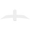 Ekena Millwork Bellingham Architectural Grade PVC Gable Bracket, 60"W x 20"H x 6"D x 6"F, 8/12 Pitch GBP060X20X0606BEL00 - alternate 5
